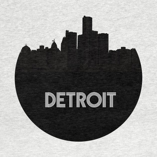 Detroit Skyline by sasquatchbear